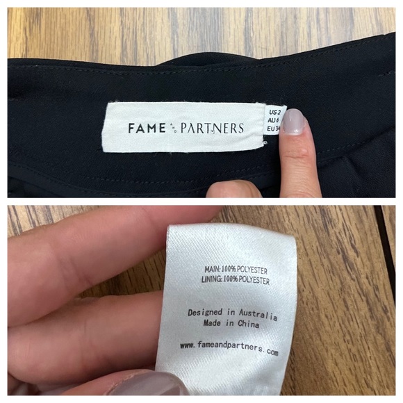 Fame and Partners The Augusta Pleated Wide-Leg Pants - Picture 7 of 12